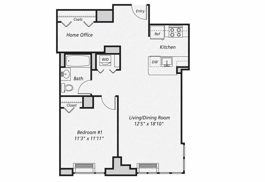 AVA Fort Greene 343 Gold Street #3418, Brooklyn, NY 11201 2