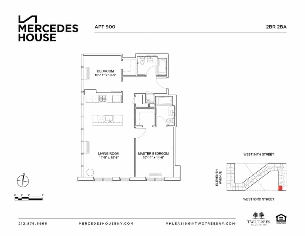 Mercedes House 550 West 54 Street #900, Manhattan, NY 10019 2