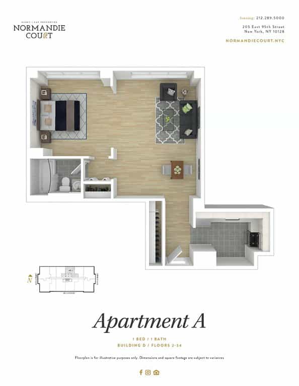 Normandie Court 225 East 95 Street #D26A, Manhattan, NY 10128 4