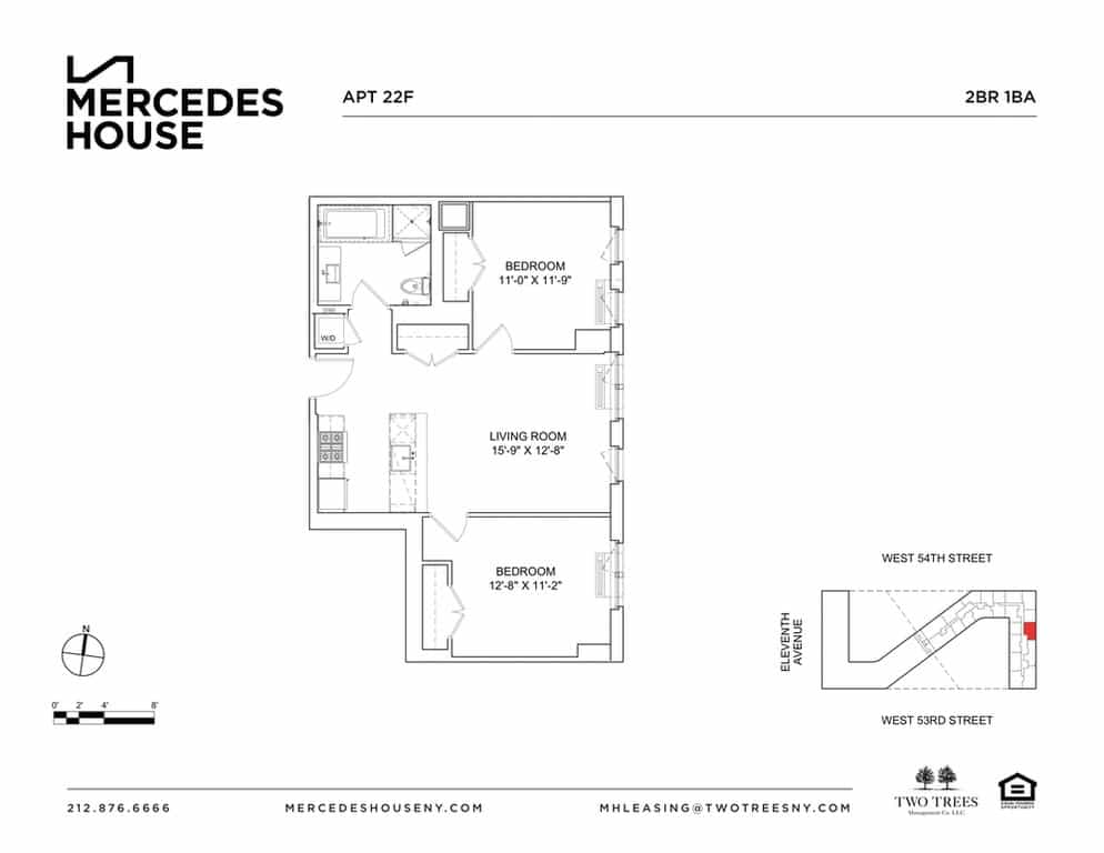 Mercedes House 550 West 54 Street #22F, Manhattan, NY 10019 3