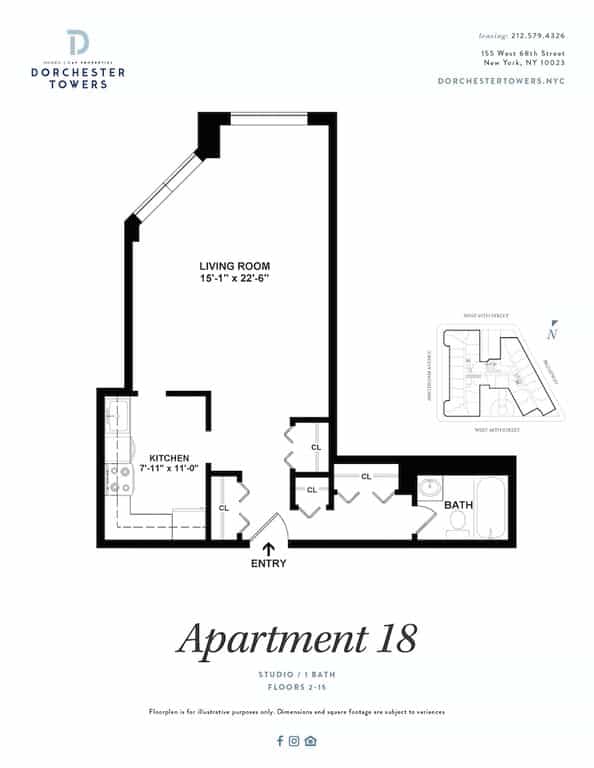 155 West 68 Street #2018, Manhattan, NY 10023 2