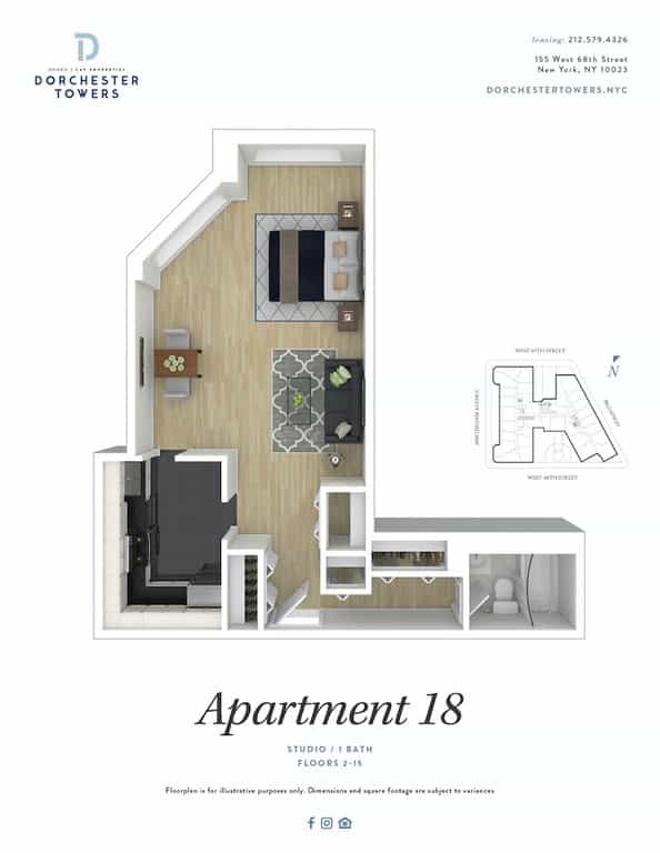 155 West 68 Street #2018, Manhattan, NY 10023 3