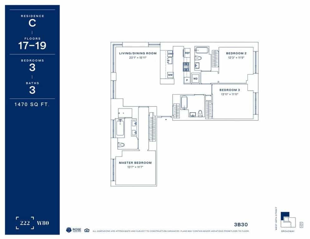 222 West 80 Street #17C, Manhattan, NY 10024 3