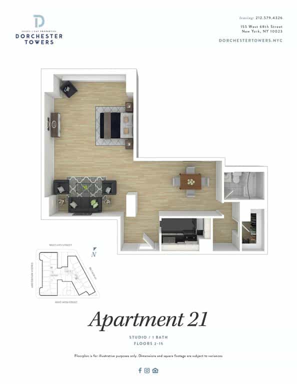 155 West 68 Street #1631, Manhattan, NY 10023 2