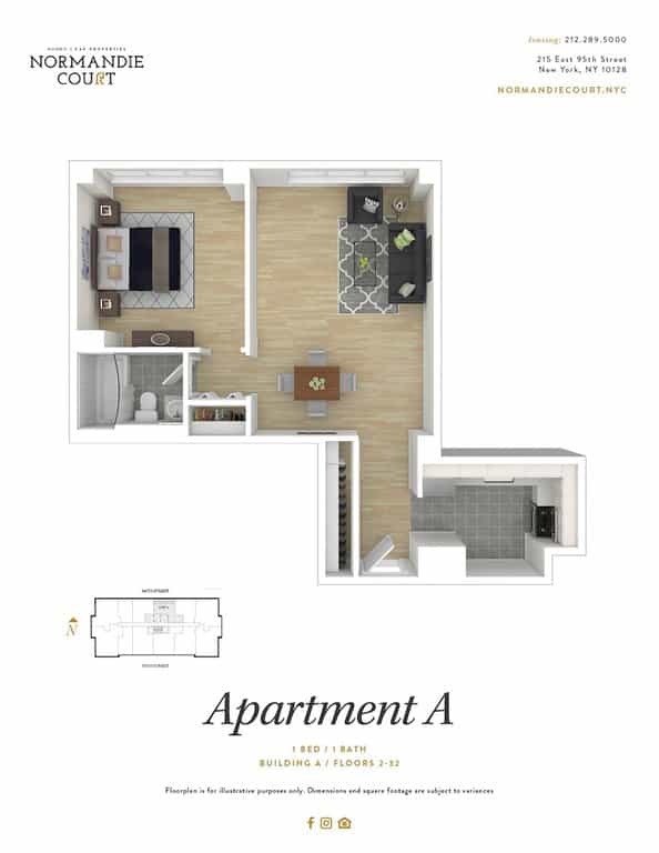 Normandie Court 225 East 95 Street #A23A, Manhattan, NY 10128 3