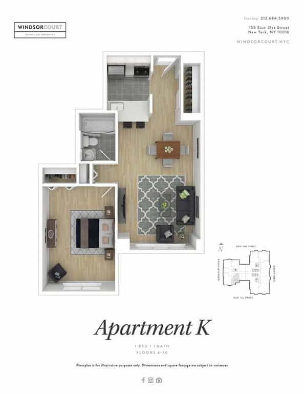 Windsor Court 155 East 31 Street #E12K, Manhattan, NY 10016 2
