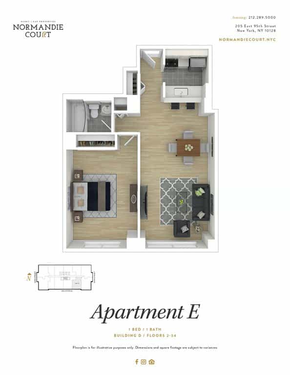 Normandie Court 225 East 95 Street #D9A, Manhattan, NY 10128 2