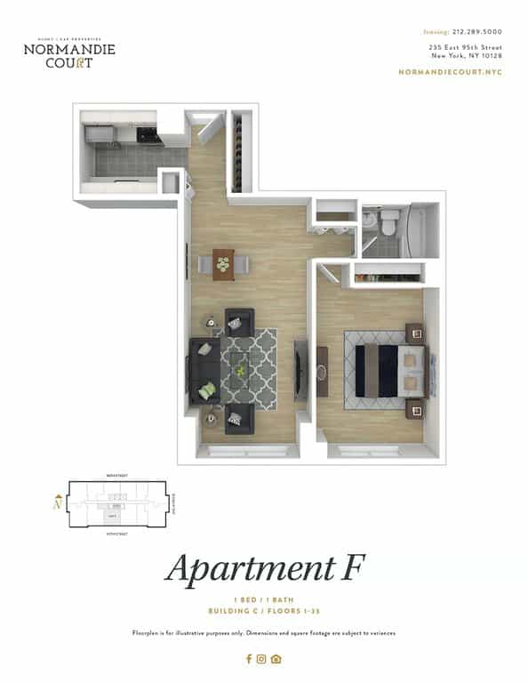 Normandie Court 225 East 95 Street #C30F, Manhattan, NY 10128 2