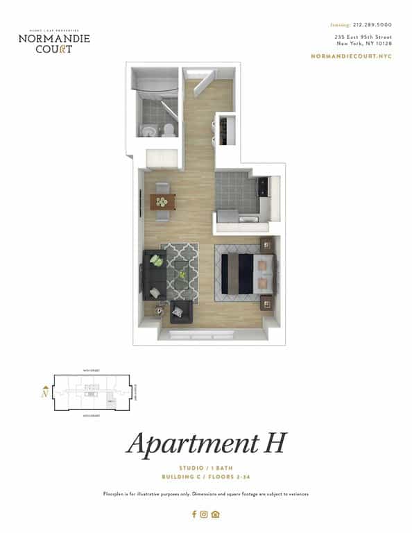 Normandie Court 225 East 95 Street #C18H, Manhattan, NY 10128 2