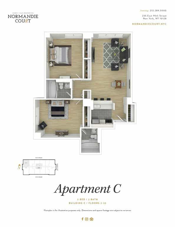 Normandie Court 225 East 95 Street #C24C, Manhattan, NY 10128 2
