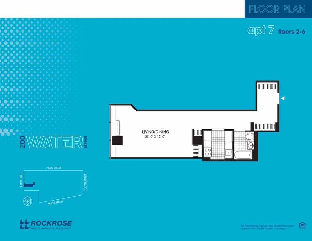 200 Water Street Apartments by Rockrose 200 Water Street #507, Manhattan, NY 10038 2