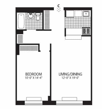 100 Jane Street #4C, Manhattan, NY 10014 2