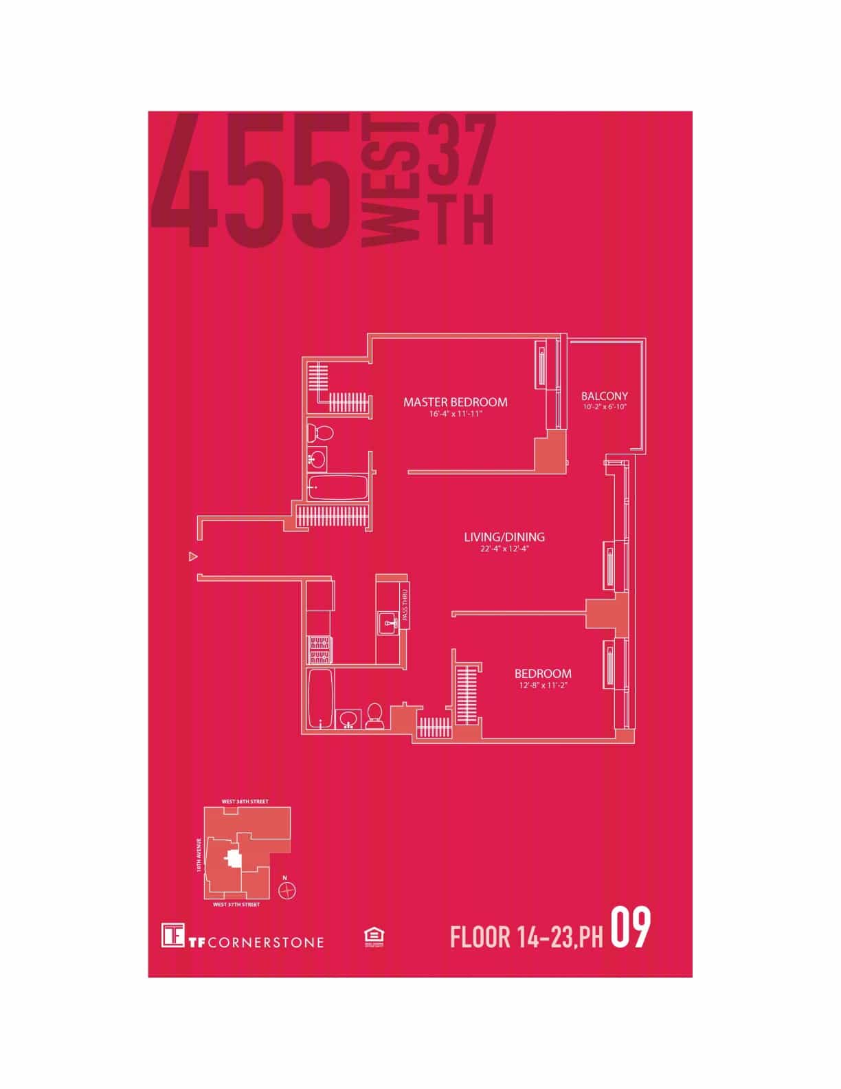 455 West 37 Street #1709, Manhattan, NY 10018 3