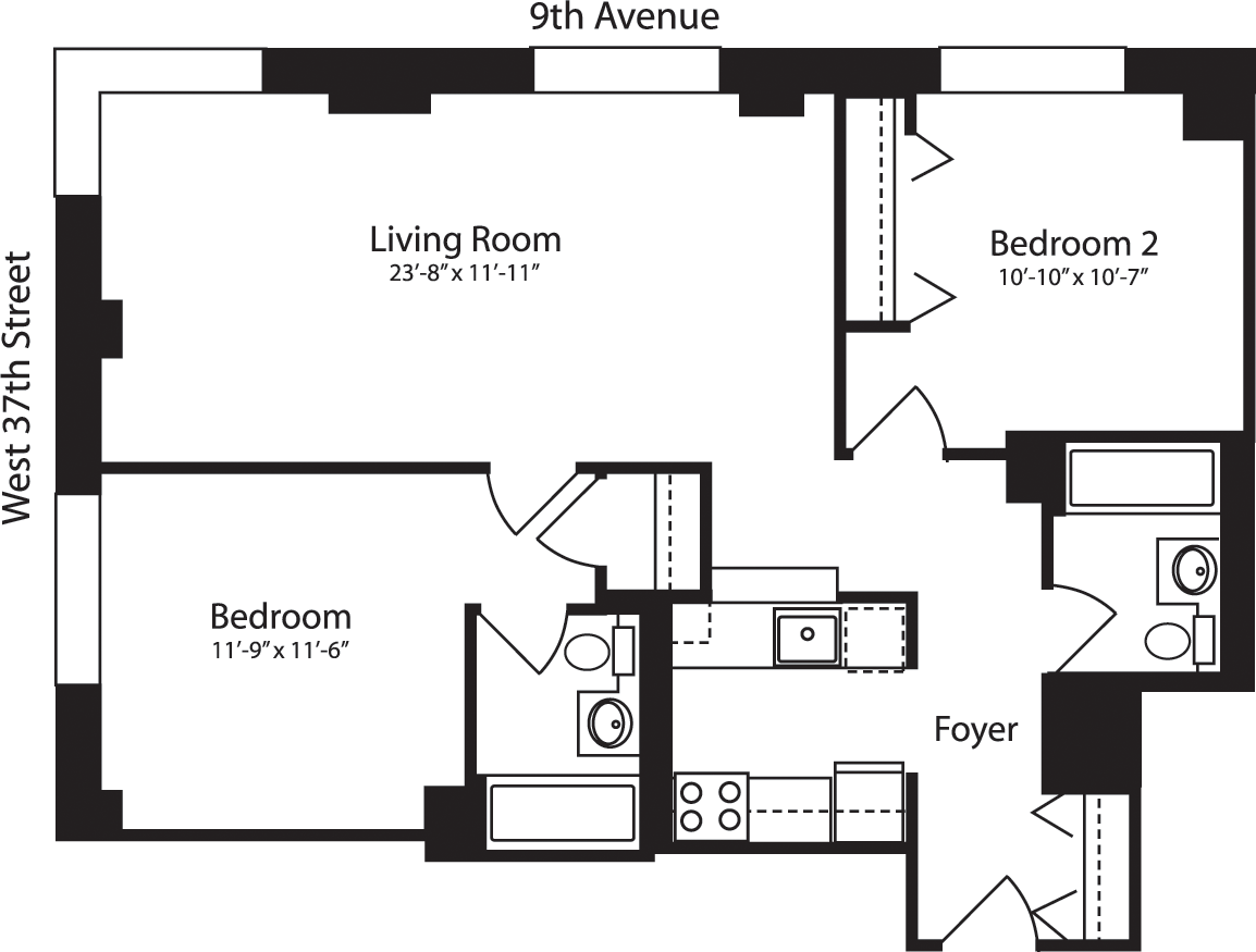 477 9 Avenue #8R, Manhattan, NY 10018 2