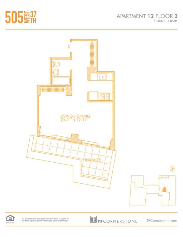 505W37 505 West 37 Street #212, Manhattan, NY 10018 1