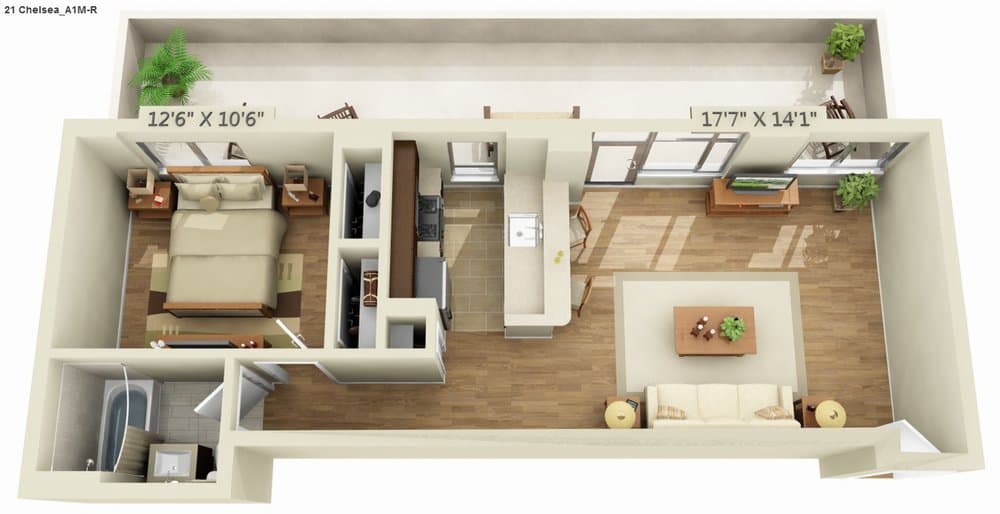 120 West 21 Street #1104, Manhattan, NY 10011 1