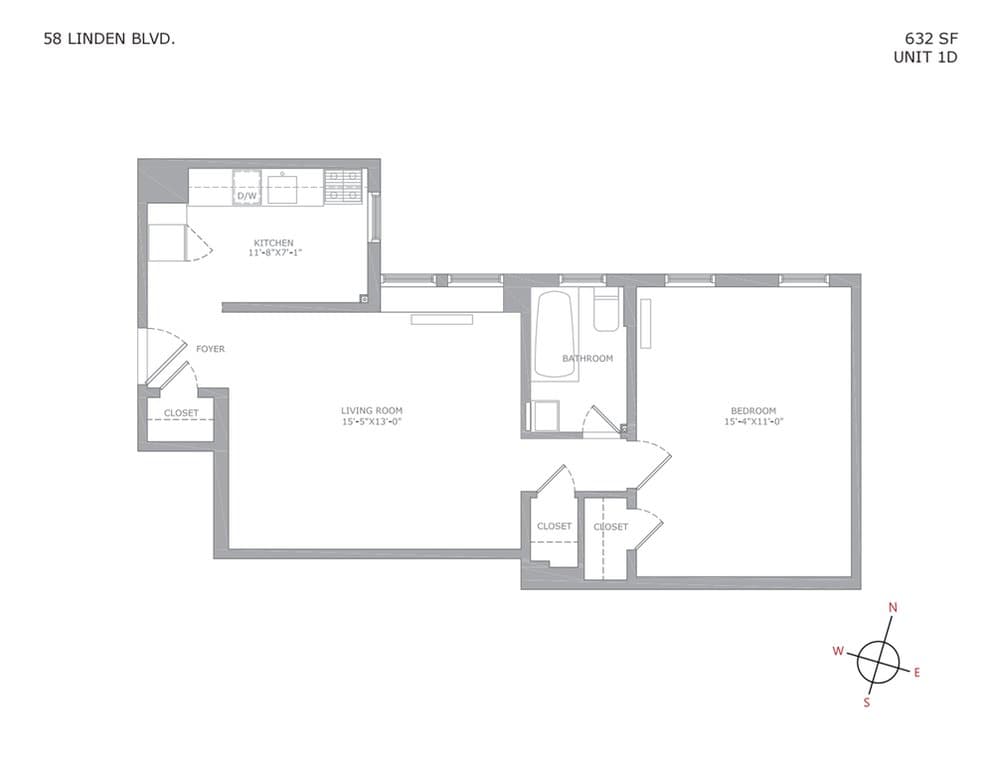 58 Linden Boulevard #1D, Brooklyn, NY 11226 1