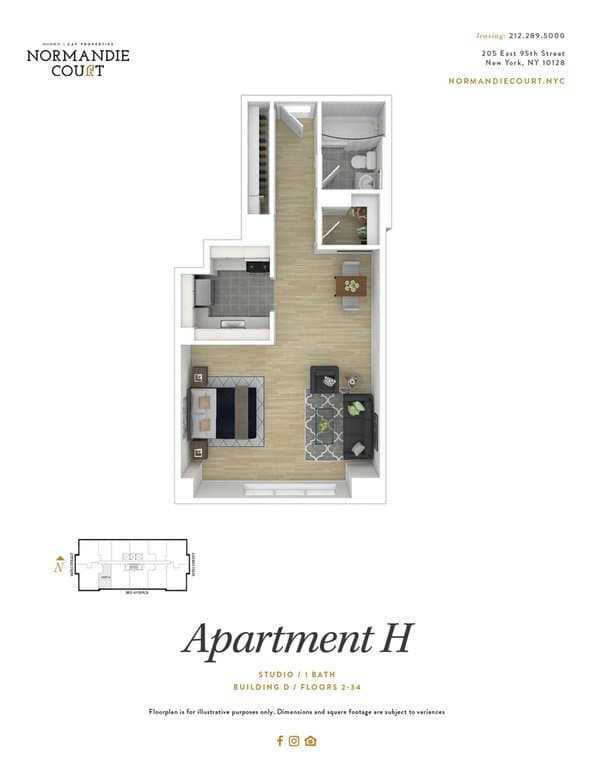 Normandie Court 225 East 95 Street #D26H, Manhattan, NY 10128 3