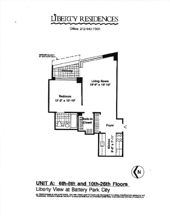 99 Battery Place #14A, Manhattan, NY 10280 1