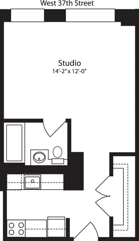 477 9 Avenue #9U, Manhattan, NY 10018 1