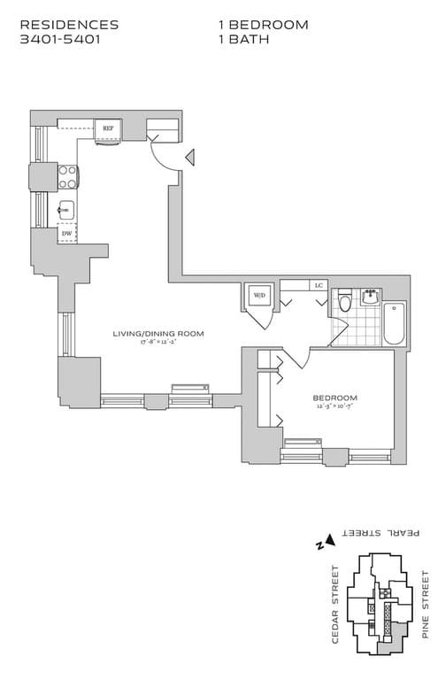 70 Pine St #3601, Manhattan, NY 10005 1