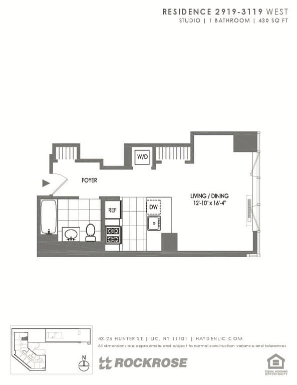 43-25 Hunter Street #2919W, Queens, NY 11101 1