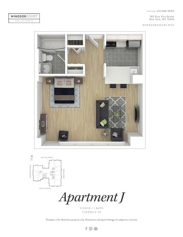 Windsor Court 155 East 31 Street #E11J, Manhattan, NY 10016 4