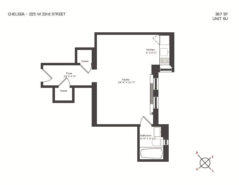 225 West 23 Street #6U, Manhattan, NY 10011 1