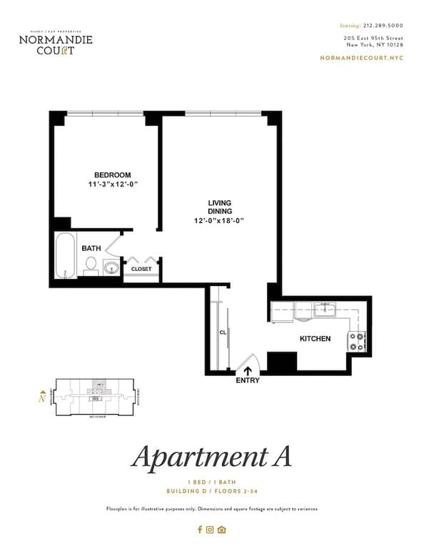 Normandie Court 225 East 95 Street #D26A, Manhattan, NY 10128 3