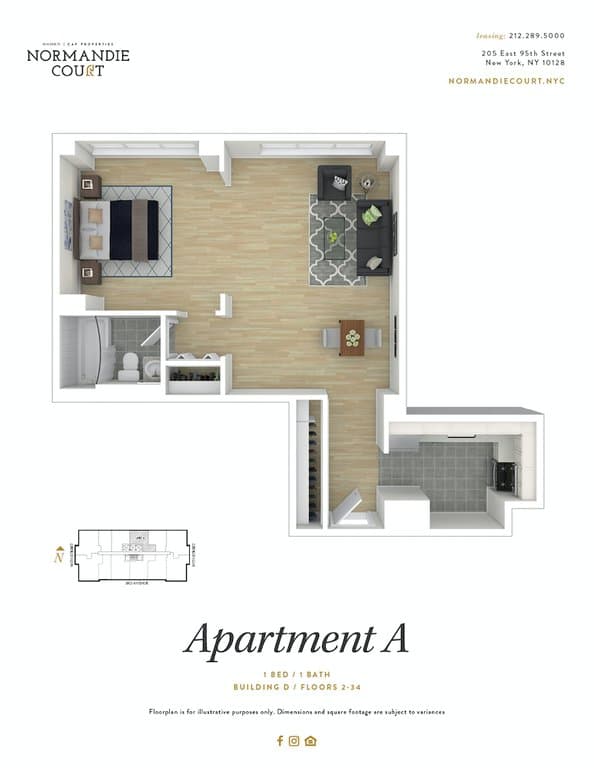 Normandie Court 225 East 95 Street #D26A, Manhattan, NY 10128 4