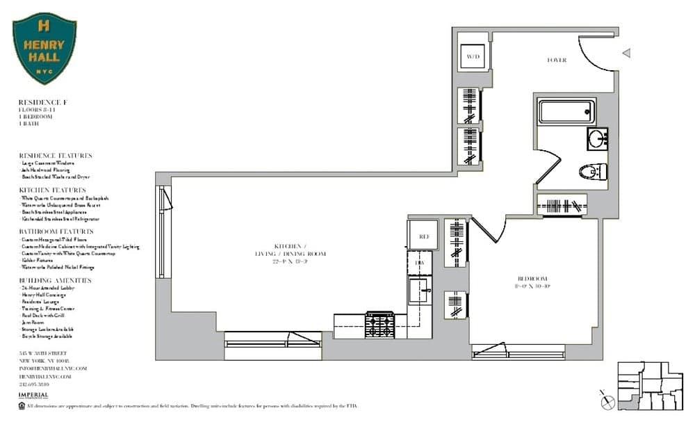 509 West 38 Street #11F, Manhattan, NY 10018 1