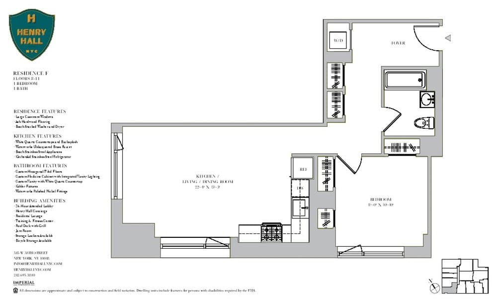 509 West 38 Street #11F, Manhattan, NY 10018 1