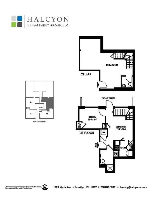 1329 Myrtle Avenue #1D, Brooklyn, NY 11221 1