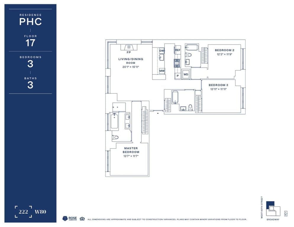 222 West 80 Street #17C, Manhattan, NY 10024 - Image 1