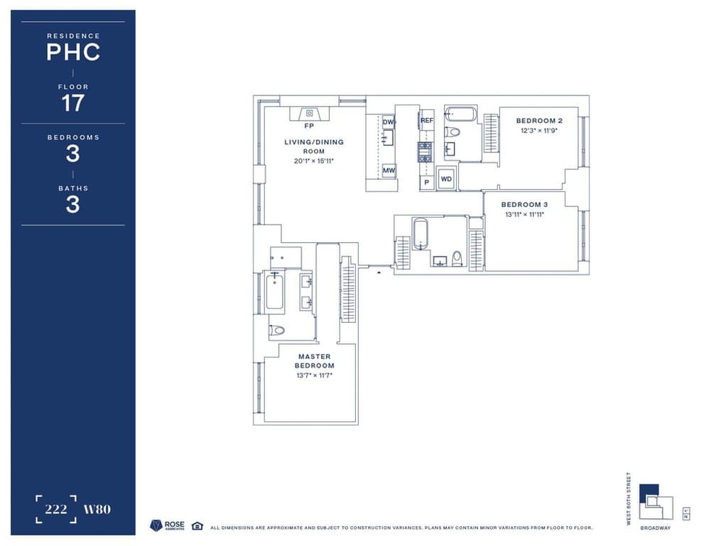 222 West 80 Street #17C, Manhattan, NY 10024 - Image 1