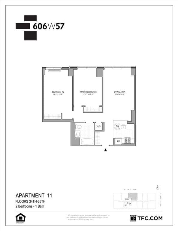 606 West 57 Street #3511, Manhattan, NY 10019 1