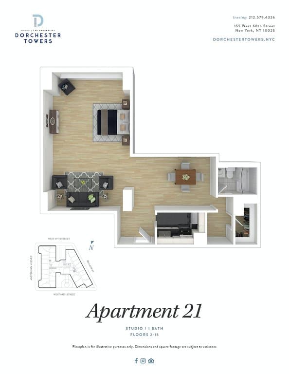 155 West 68 Street #1631, Manhattan, NY 10023 2