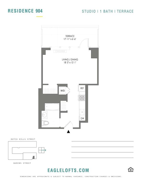 Eagle Lofts 43-22 Queens Street #904, Queens, NY 11101 1