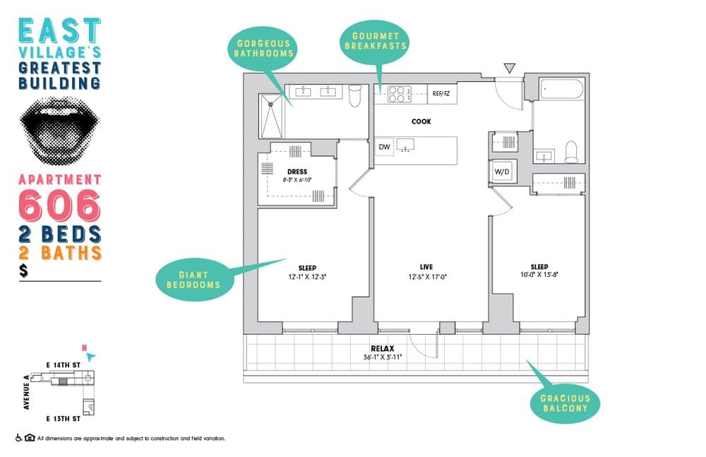 510 East 14 Street #606, Manhattan, NY 10009 1