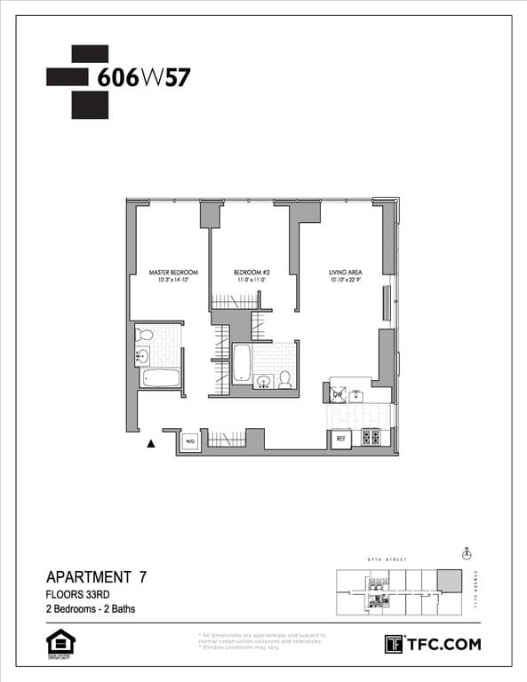 606 West 57 Street #3307, Manhattan, NY 10019 1