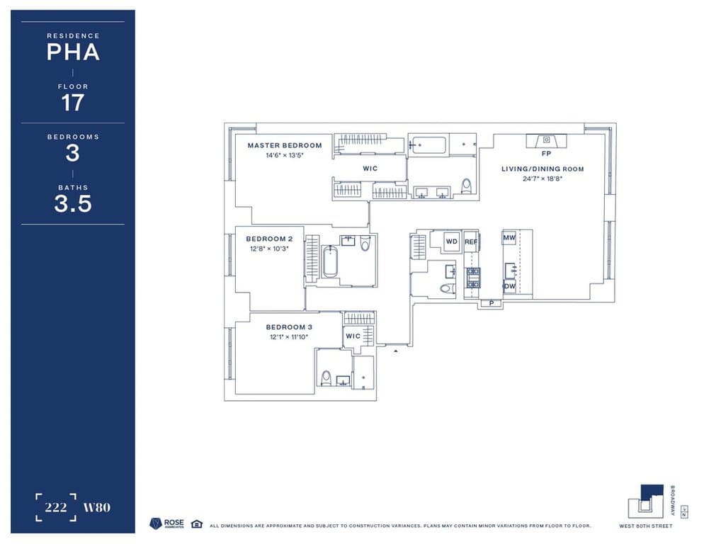 222 West 80 Street #PHA, Manhattan, NY 10024 - Image 1