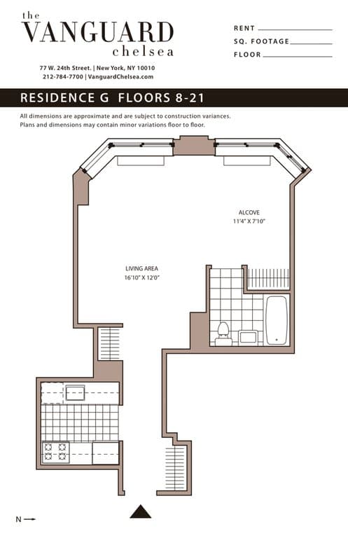 77 West 24 Street #12G, Manhattan, NY 10010 1