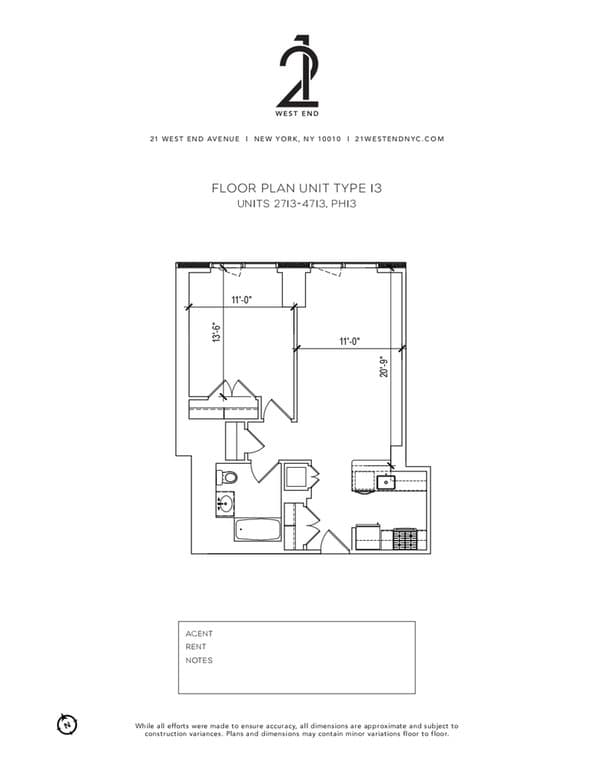 21 West End Avenue #3813, Manhattan, NY 10023 1