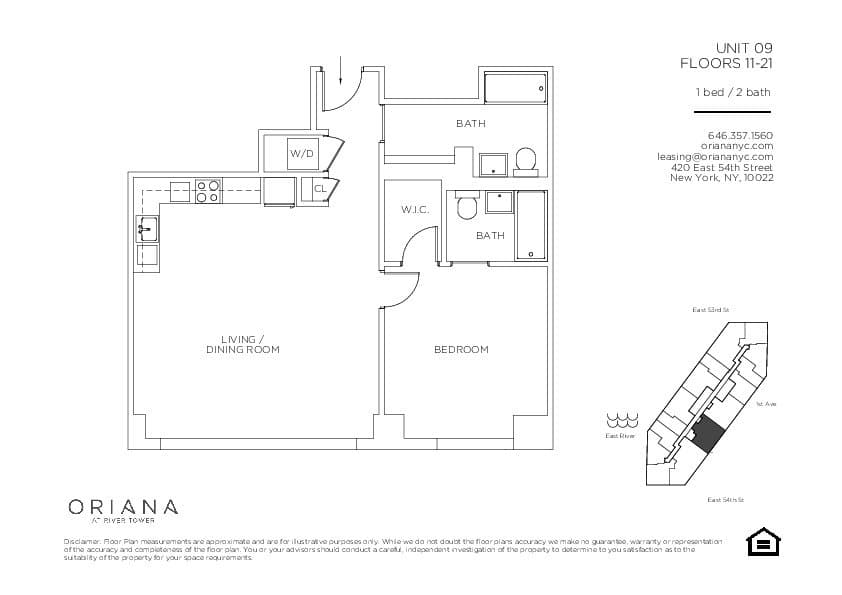 420 East 54 Street #1109, Manhattan, NY 10022 1