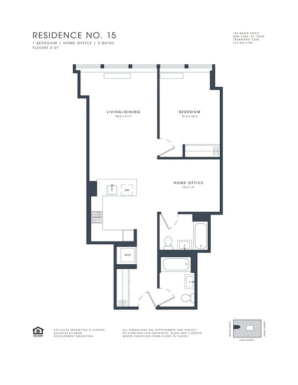 180 Water Street #2315, Manhattan, NY 10038 1