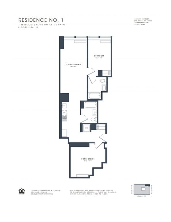 180 Water Street #1101, Manhattan, NY 10038 1