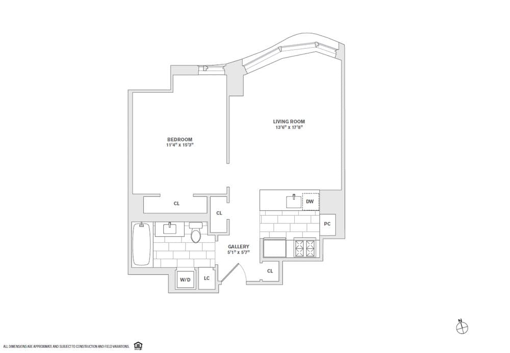 8 Spruce Street #50G, Manhattan, NY 10038 1