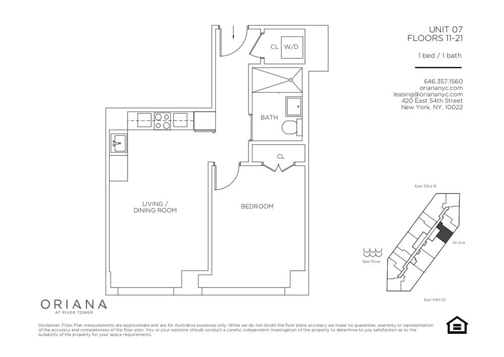 420 East 54 Street #1907, Manhattan, NY 10022 1