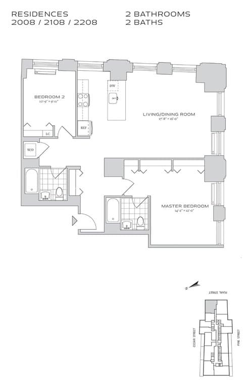 70 Pine St #3205, Manhattan, NY 10005 1