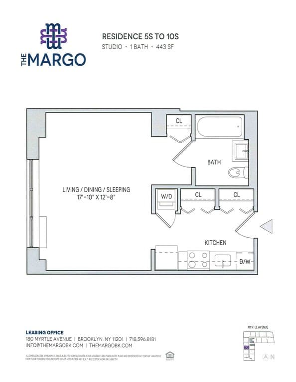 180 Myrtle Avenue #5S, Brooklyn, NY 11201 1